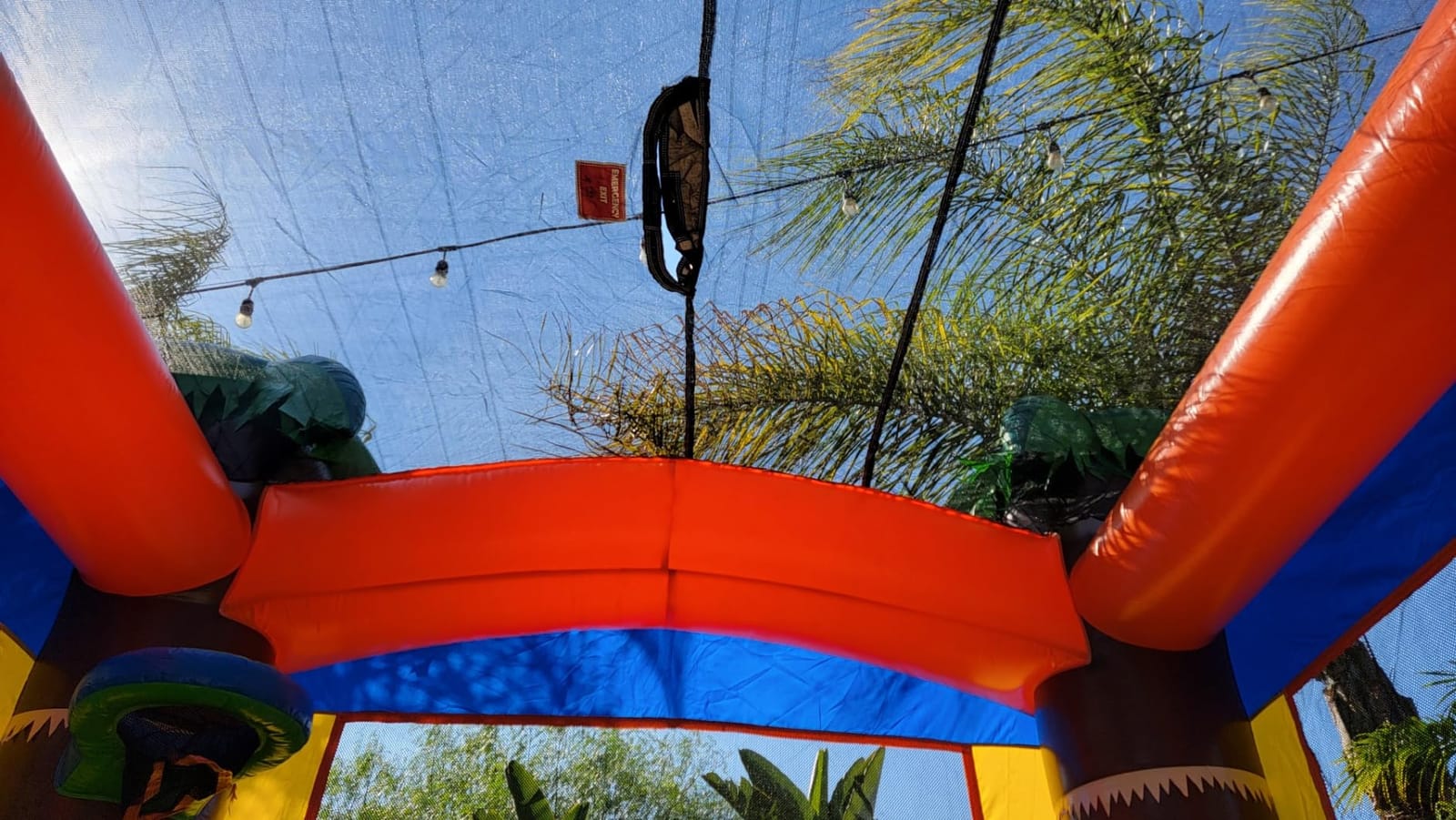 JumpOrange 14'x14' Commercial Safari Inflatable Bounce House - 13ft Tall Heavy Duty 15oz PVC Bouncer with Blower & Basketball Hoop- Indoor& Outdoor Rental Grade Jump House for Kids and Adults customer photo 2