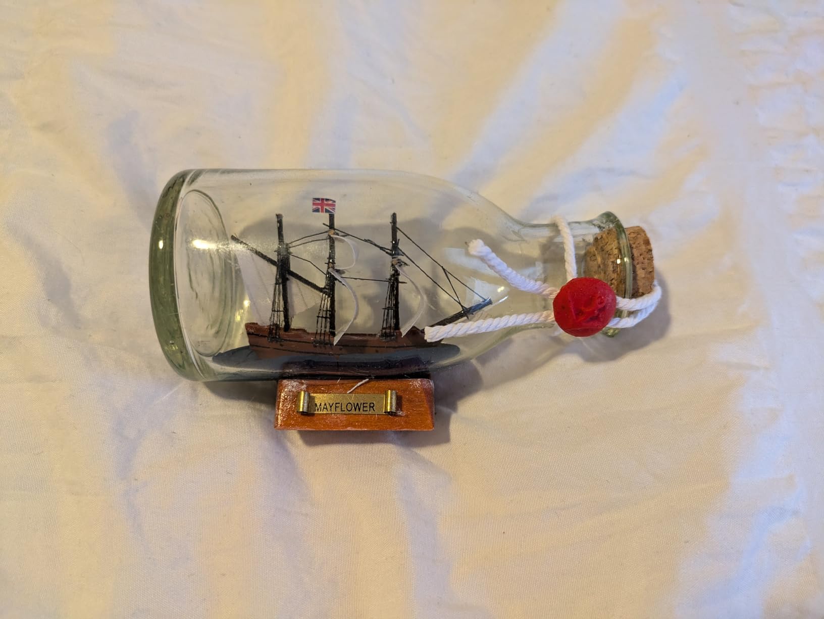 Hampton Nautical Mayflower Ship in a Glass Bottle, 5