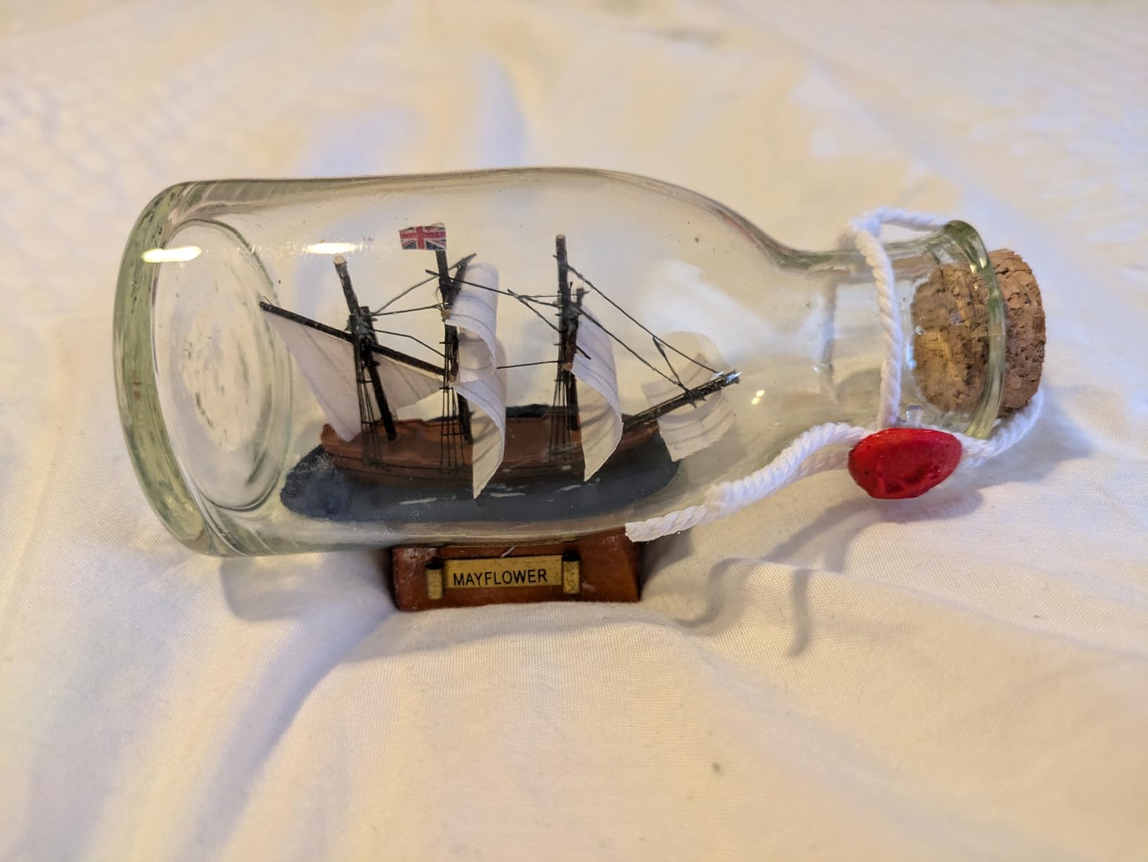 Hampton Nautical Mayflower Ship in a Glass Bottle, 5