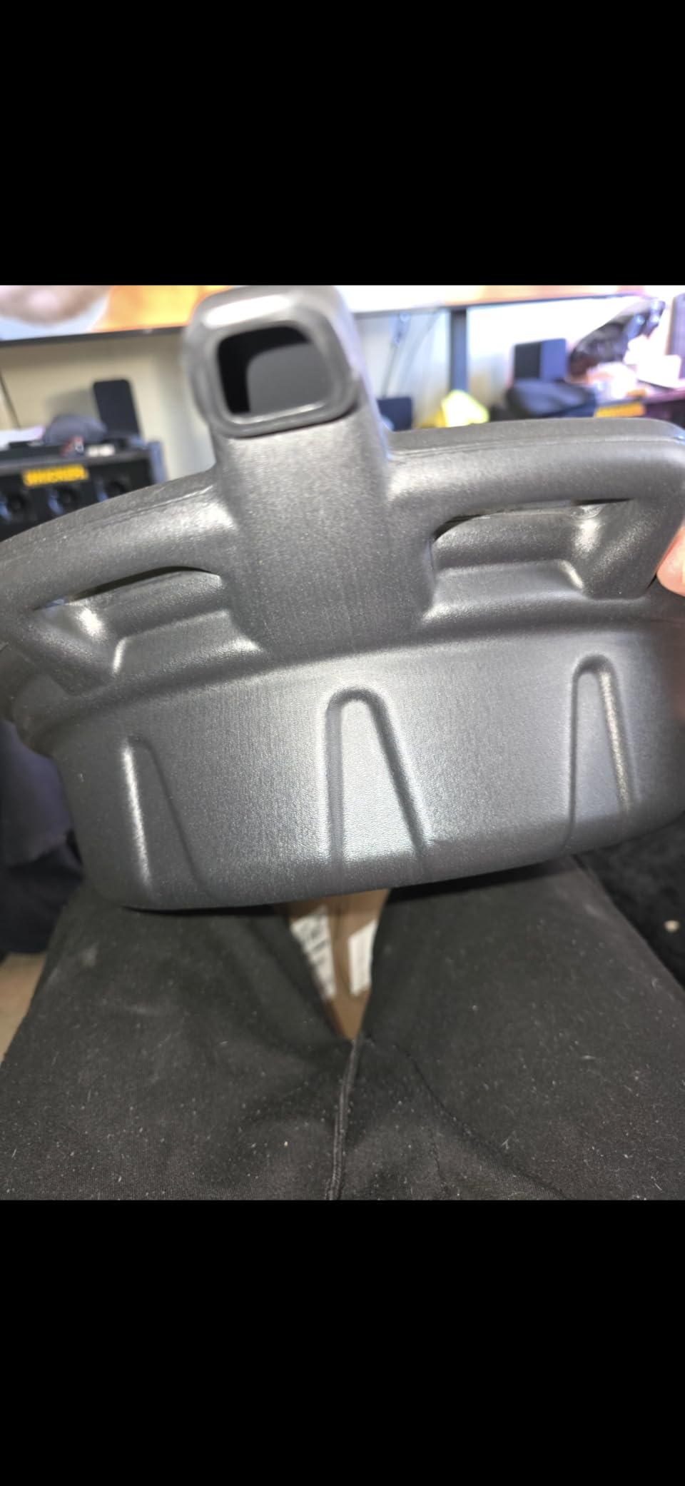 NEIKO 20762A Oil Drain Pan | Black Plastic Anti Splash | Motor Oil Drip Catcher Pan | 2 Gallon (8L) Capacity customer photo 2