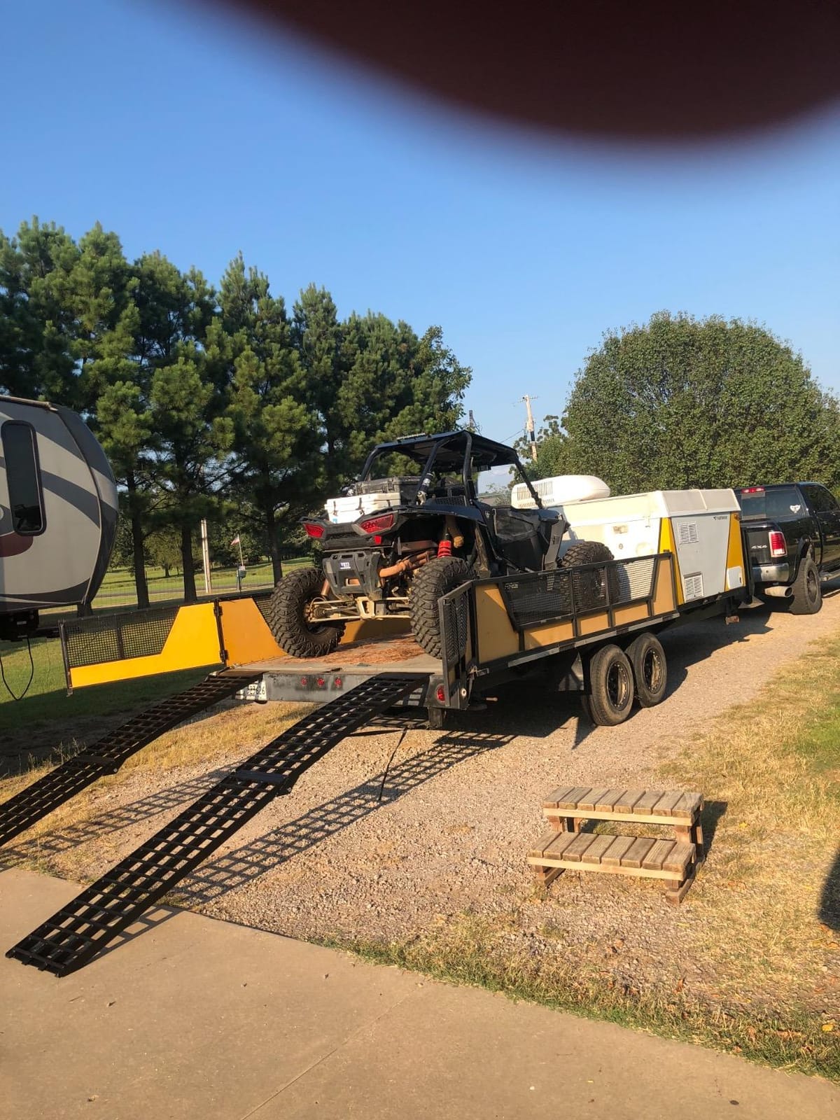 10' UTV/ATV Ramps for Loading Pickup Trucks, 2,000 lb Cap, Titan Ramps | ATV loading, truck or trailer, safety straps included, quad, four-wheeler, golf cart customer photo 2