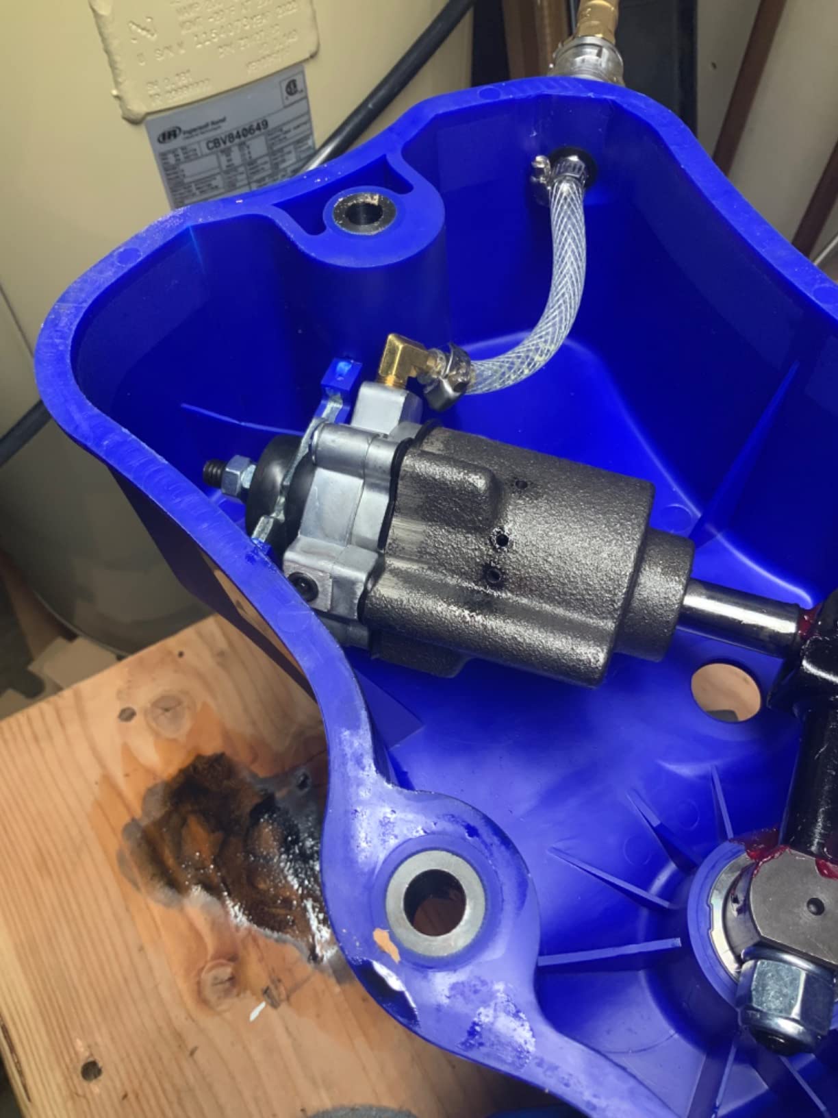 Astro Pneumatic - Air Operated Paint Shaker (4550A), Blue customer photo 1