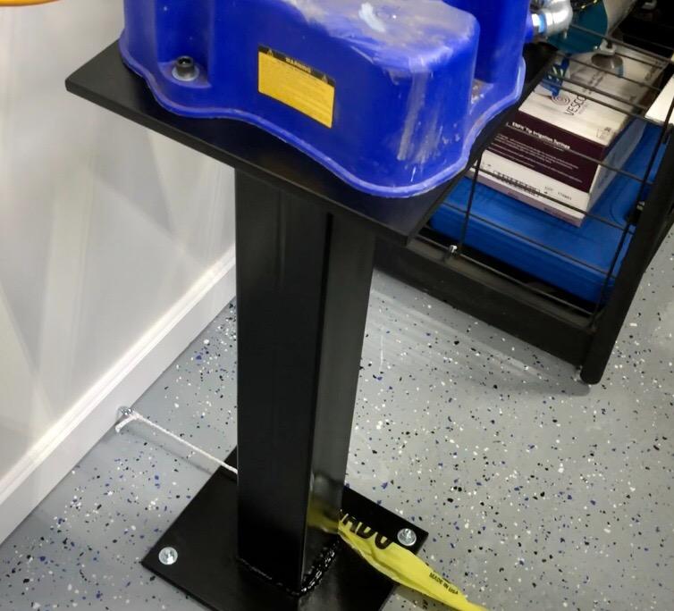 Astro Pneumatic - Air Operated Paint Shaker (4550A), Blue customer photo 2