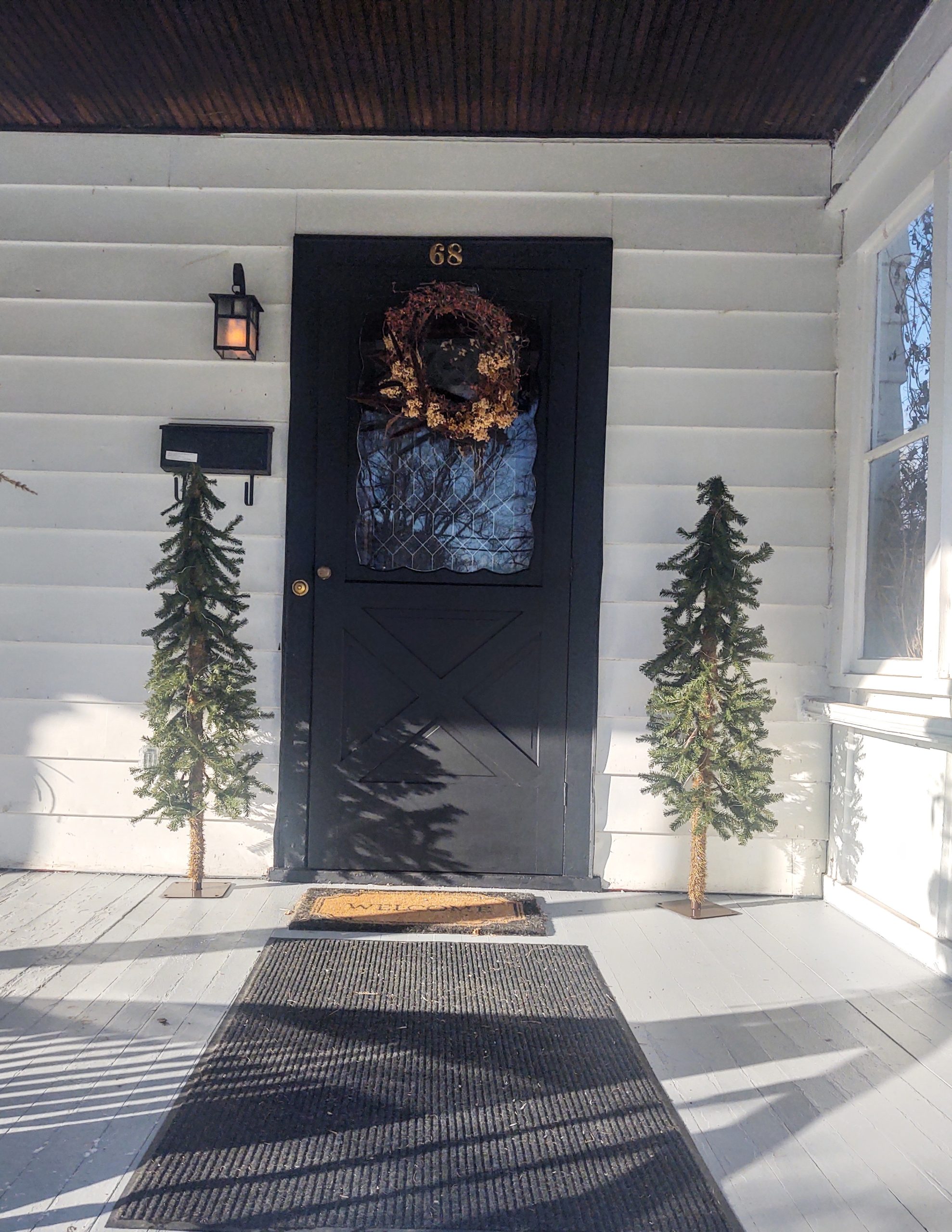 National Tree Company 5 ft Unlit Hickory Cedar Artificial Christmas Tree, 371 Tips, Metal Plate Base, Green customer photo 2