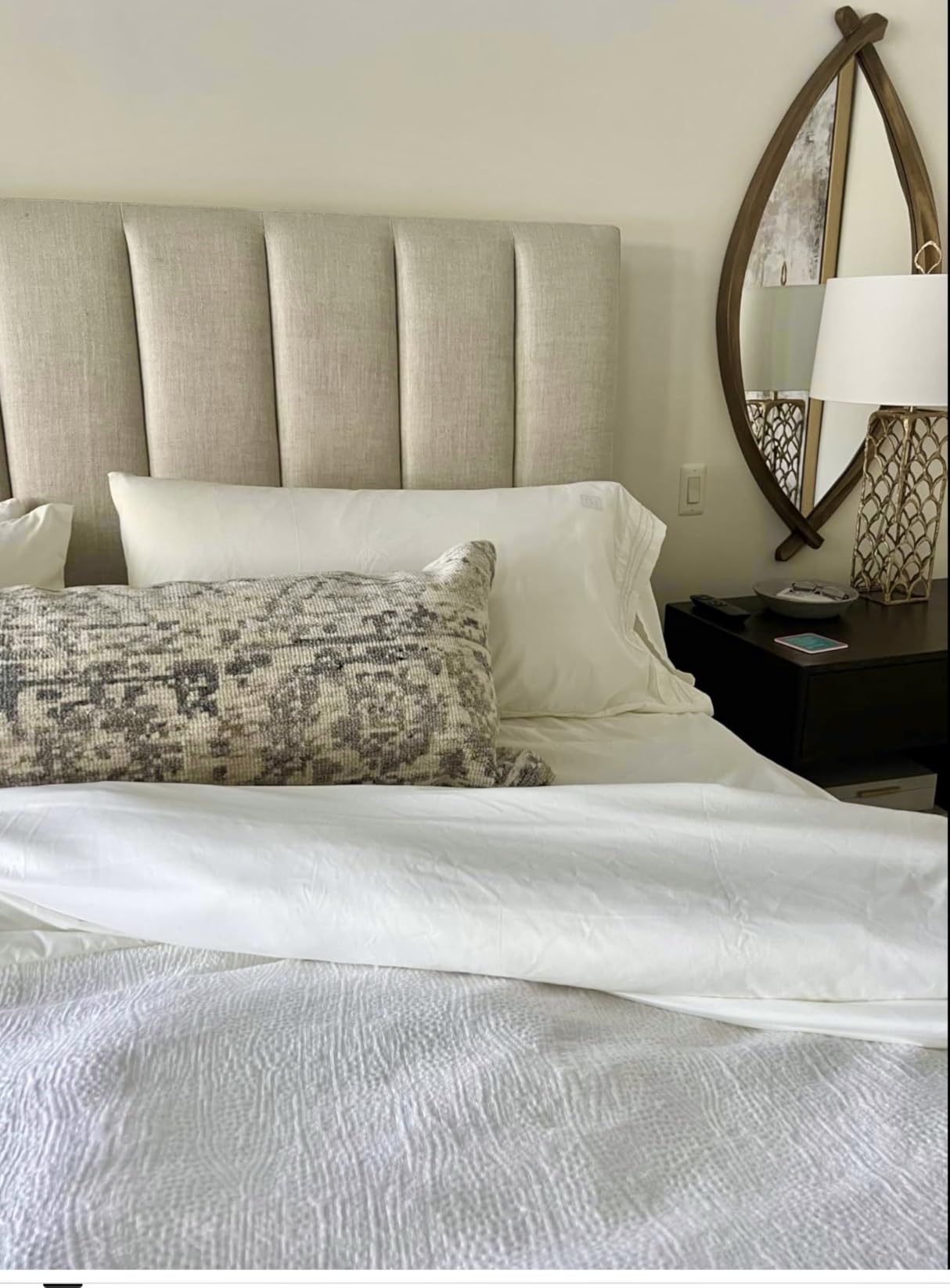 Mellanni Iconic 4-Piece, Ultra Soft Sheet Set (Queen, White) | 10M+ Sleepers. Lab-tested: Sleeps Cool, Stays Bright, Strong, Smooth. Good Housekeeping Best Bedding, 7 yrs running. customer photo 2