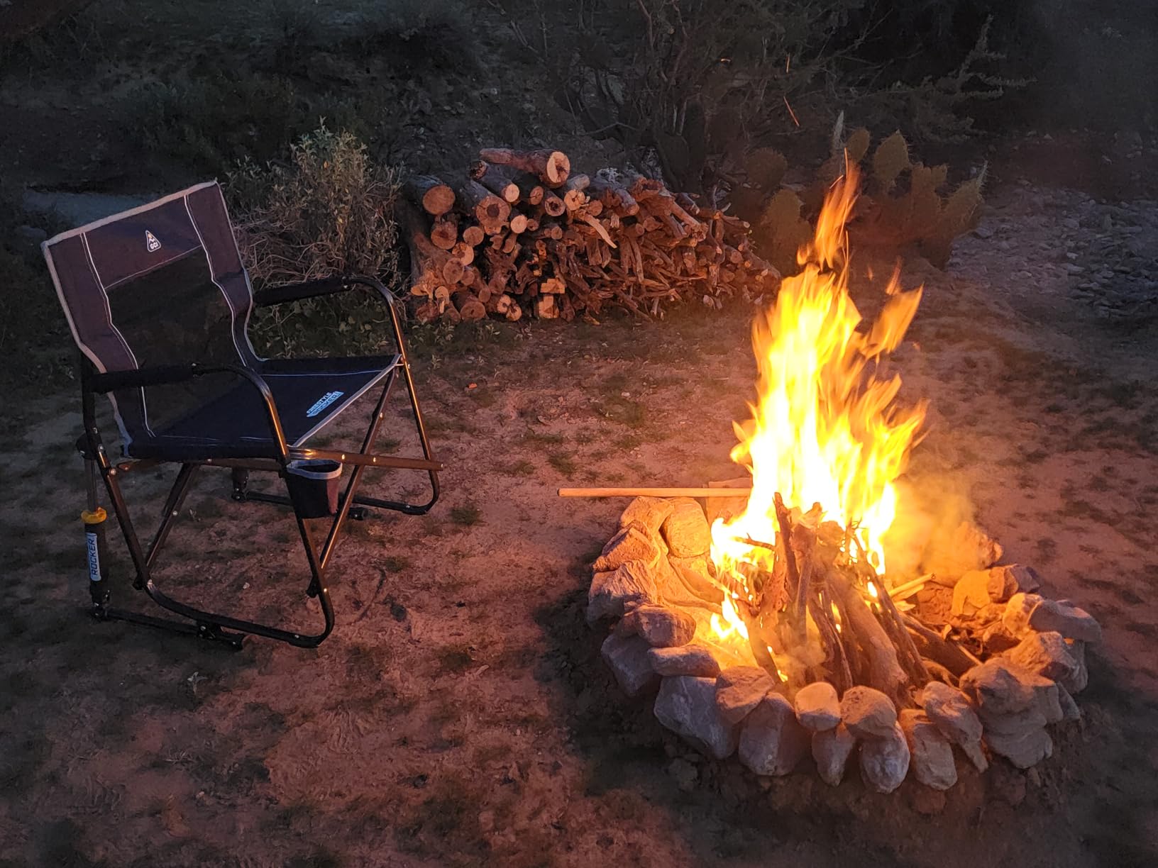 GCI Outdoor Freestyle Rocker Camping Chair - Cinnamon customer photo 2