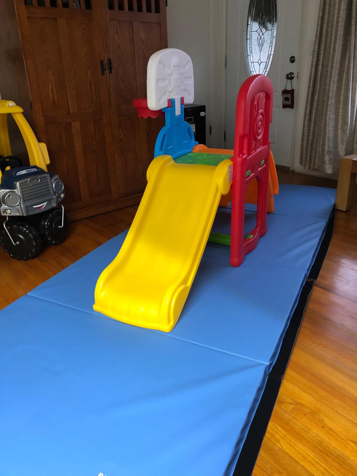 Step2 Game Time Sports Climber, Kids Indoor/Outdoor Playset, Backyard Playground Set, Slide, Climbing Wall, Basketball Hoop, Outside Jungle Gym, For Toddlers 2-6 Years Old customer photo 2