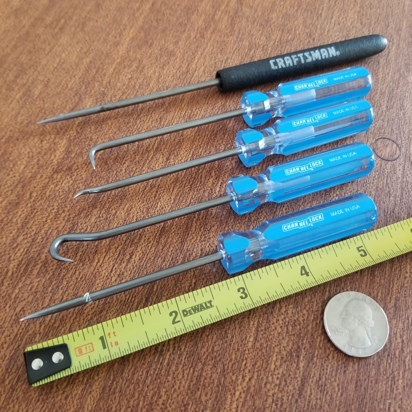 Channellock 4pc Hook & Pick Set HP-4A - Precision Mechanic Tool, Alloy Steel, Made in USA customer photo 1