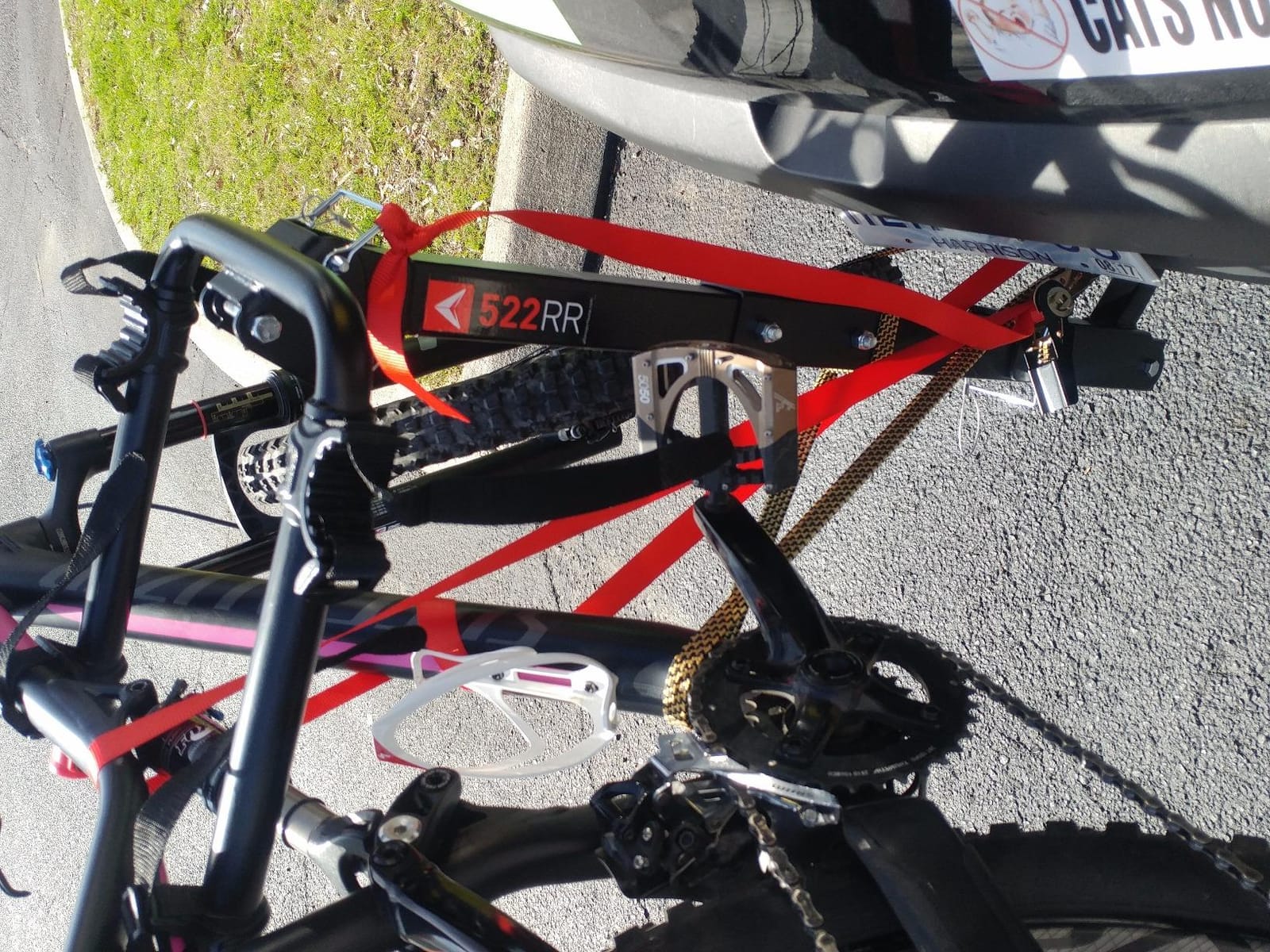 Allen Sports Deluxe 2-Bike Hitch Mount Rack, Silver/Black (522RR) customer photo 2