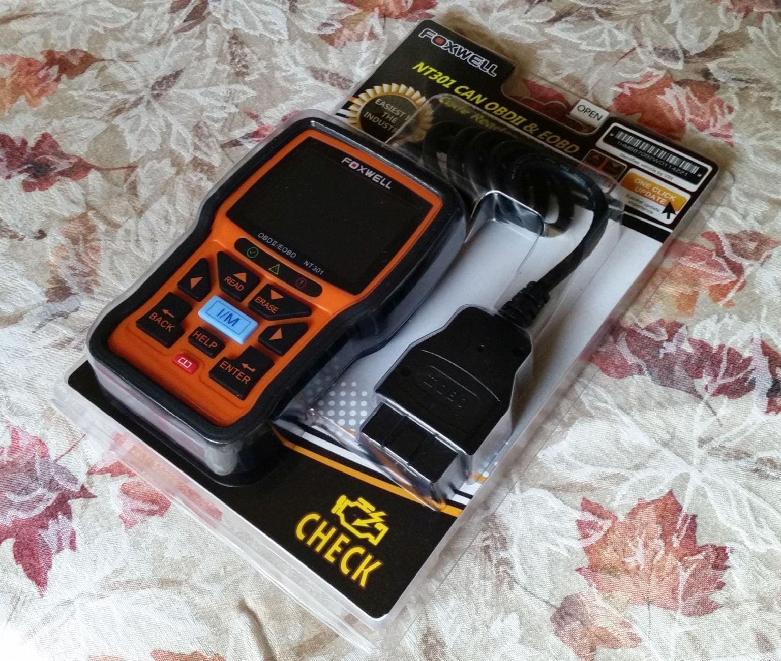 FOXWELL NT301 OBD2 Scanner Live Data Professional Mechanic OBDII Diagnostic Code Reader Tool for Check Engine Light customer photo 1