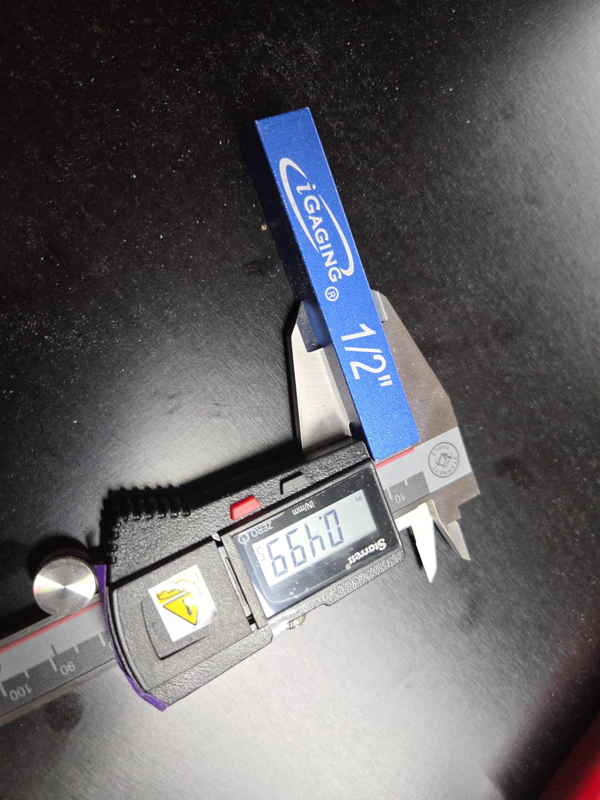 Starrett Stainless Steel Electronic Slide Caliper, 0-6