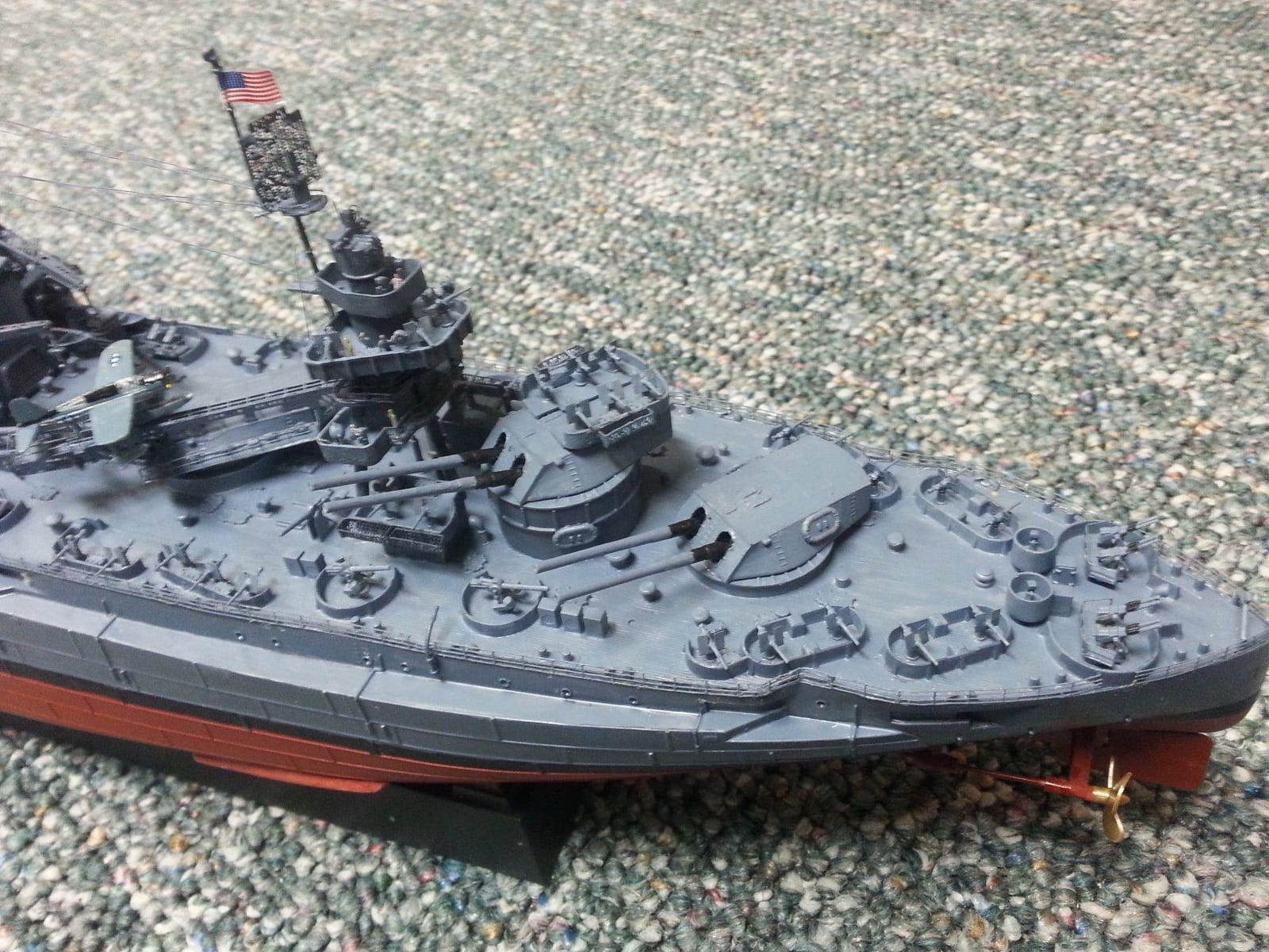 Trumpeter 1/350 Scale USS Texas customer photo 2