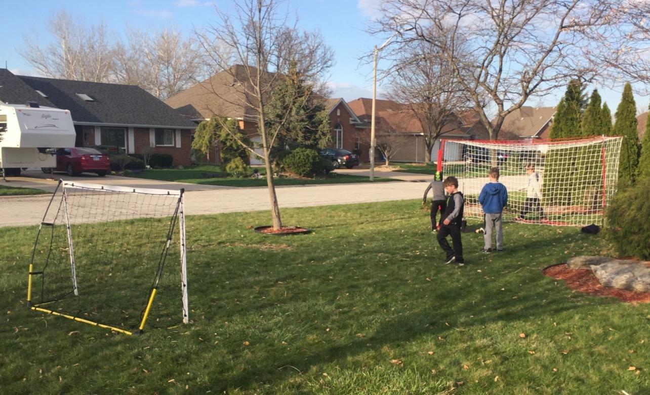 PowerNet Soccer Goal for Backyard, 3Mx2M / 6x4 / 8x4 / 12x6 / 14x7 / 18.5x6.5 / 21x7 / 24 x 8 Portable Soccer Net, Sports & Outdoors Training Equipment, Quick Setup 1 Goal & Zipper Storage Bag customer photo 1