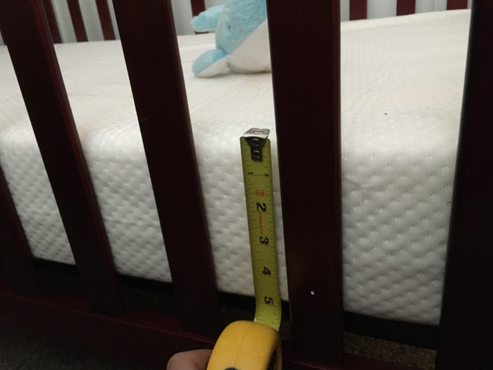 Graco Premium Foam Baby Crib & Toddler Bed Mattress | GREENGUARD Gold Certified, Waterproof, Machine Washable, Firm Support customer photo 2