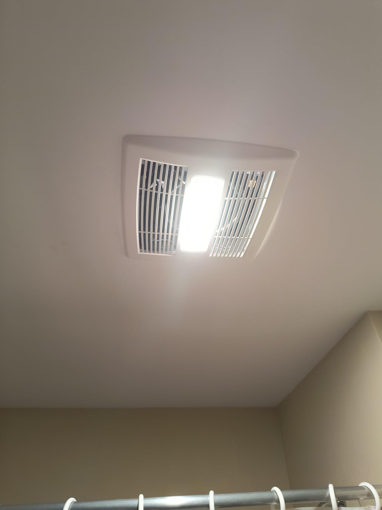 Broan-NuTone Bathroom Exhaust Fan with LED Light and Roomside Installation, Energy Star Certified, 110 CFM, Very Quiet 1.0 Sones White, AE110L customer photo 2