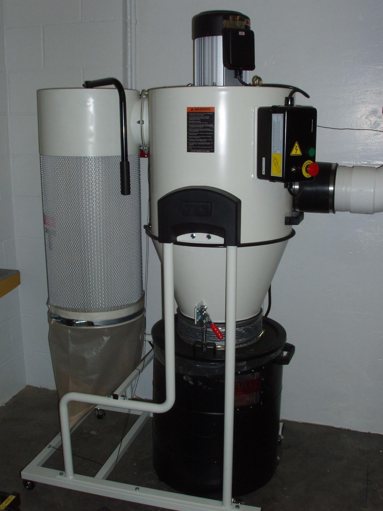 JET Cyclone Dust Collector, 2-Micron Filter, 2 HP, 230V 1Ph (Model JCDC-2) customer photo 1