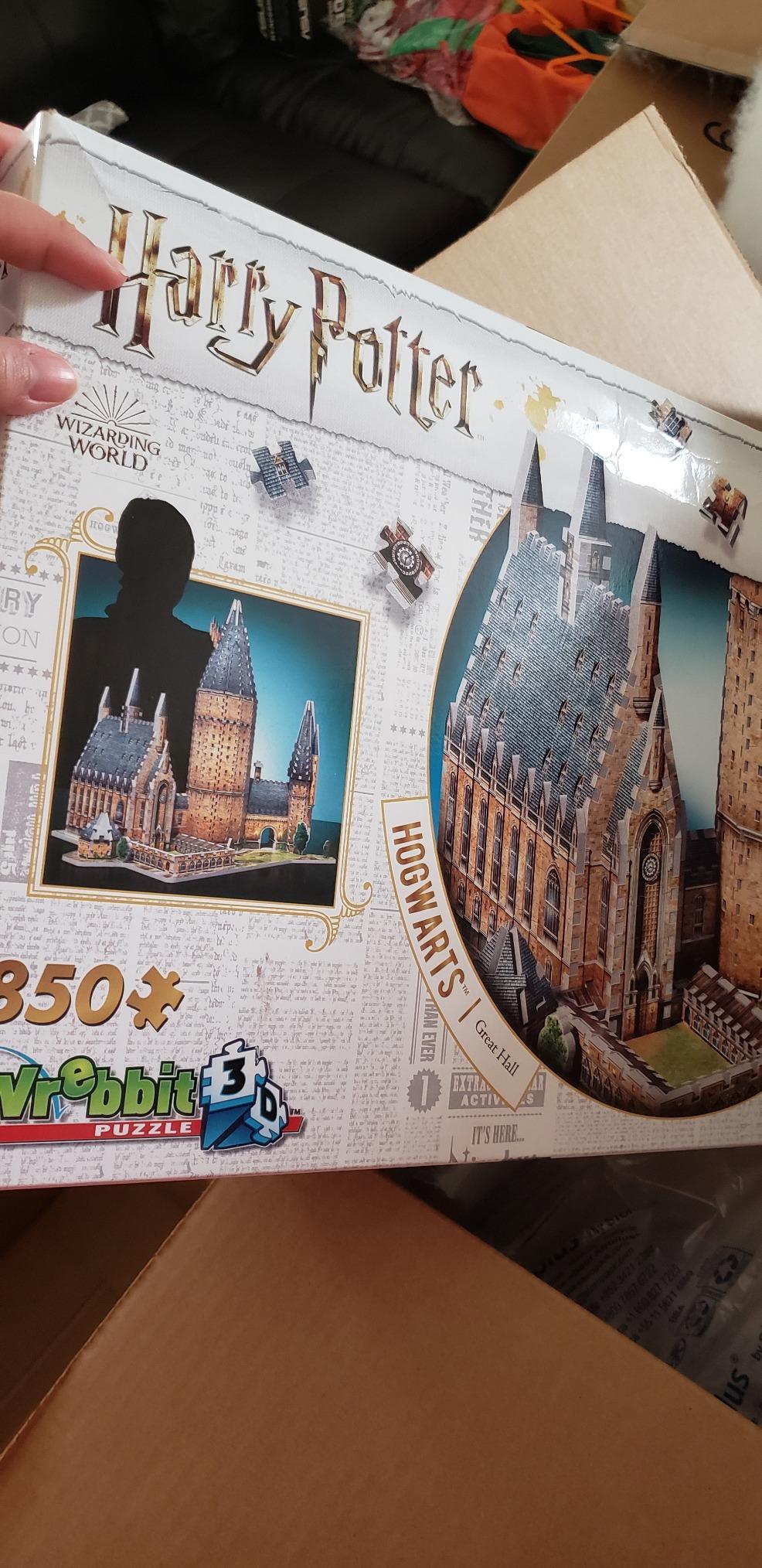 Wrebbit3D Harry Potter 3D Puzzle of Hogwarts Great Hall | Hogwarts Castle Collection | 850 Jigsaw Puzzle Pieces | Build and Journey Through the Wizarding World customer photo 2