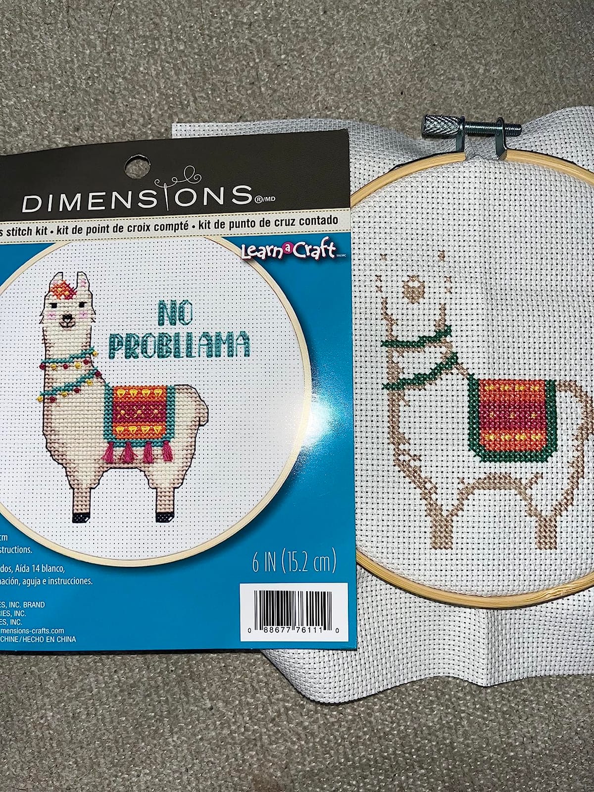 Dimensions 'Woman with Rose' Counted Cross Stitch Kit, 14 Count Beige Aida, 7