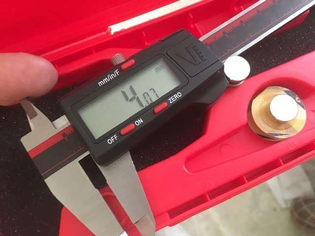 IP54 Grade Digital Caliper, DCLA-0605 6 Inch/150mm, Inch/Millimeter/Fraction Conversion, Stainless Steel, Large LCD Screen customer photo 1
