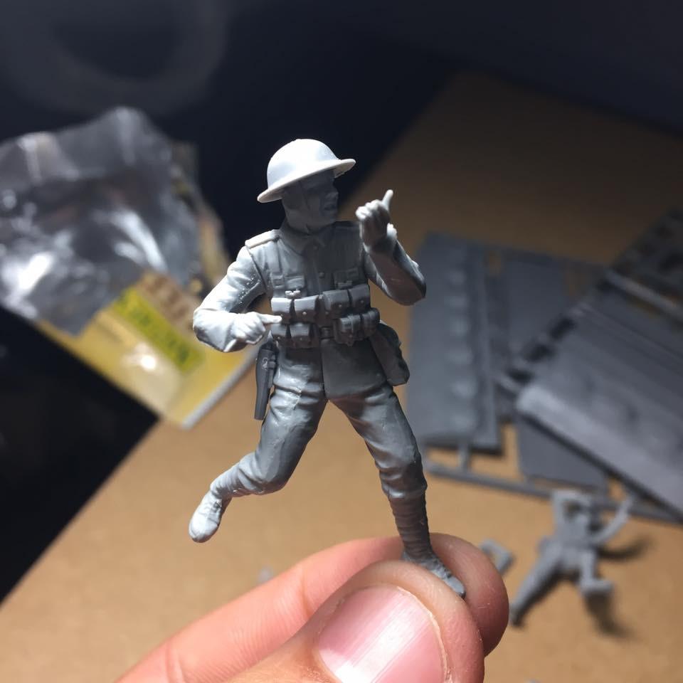 BRITISH & GERMAN INFANTRYMEN HAND TO HAND FIGHT WWI ERA 1/35 MASTER BOX 35116 customer photo 2