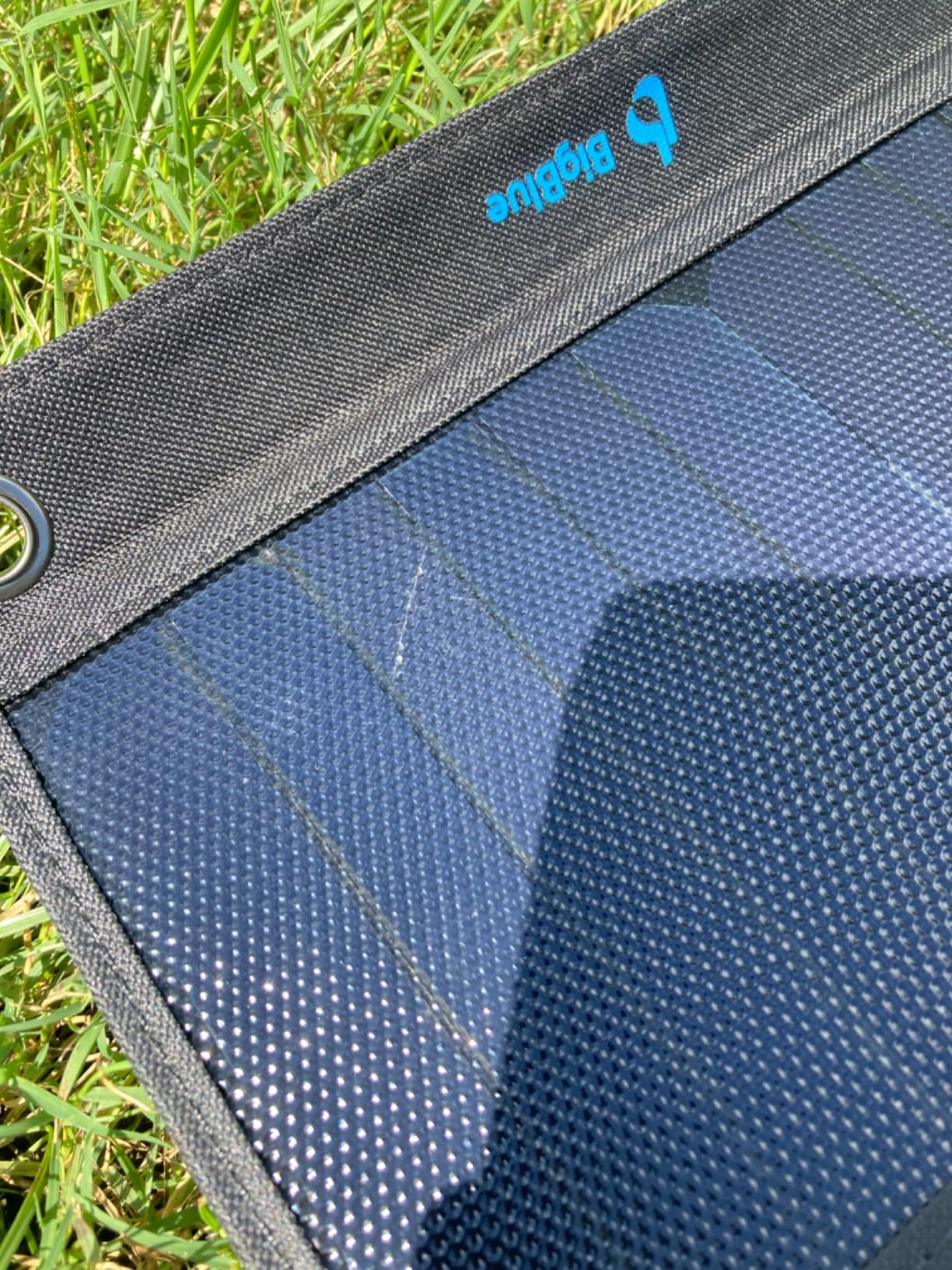 BigBlue 28W Solar Panel Charger with Dual USB-C and USB-A, Portable Solar Phone Charger for Camping, Hiking, Backpacking, Emergency Solar Charger for iPhone, iPad, Samsung Galaxy, Power Bank, GPS etc customer photo 1