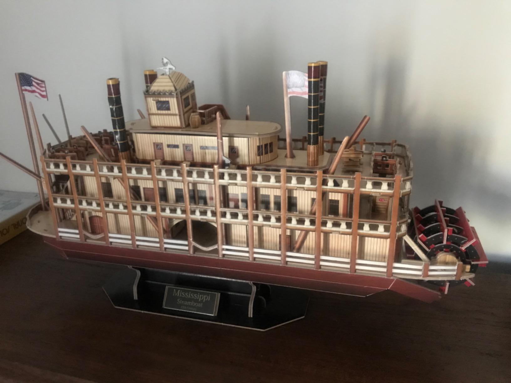 CubicFun 3D Ship Puzzles for USS Constitution Sailing Boat Models for Adults and Teens Toys, 193 Pieces customer photo 1