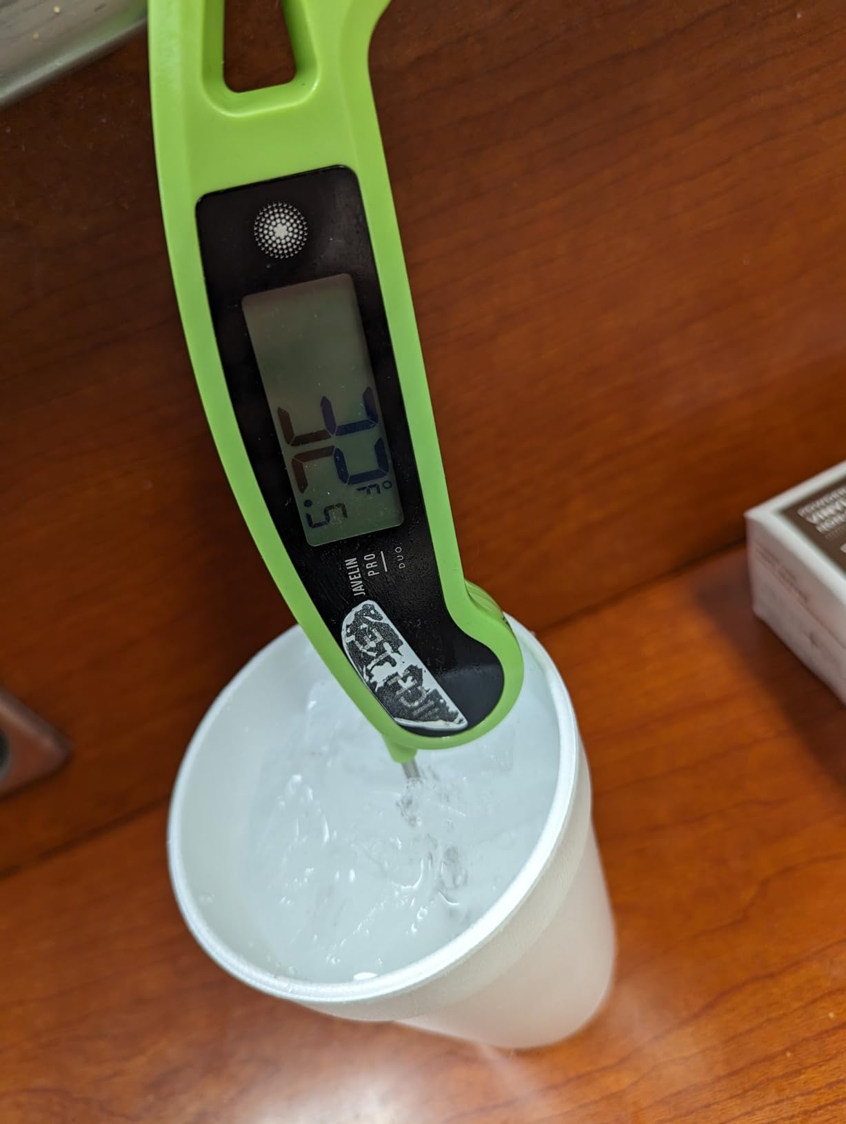 Lavatools Javelin PRO Classic Ultra-Fast 2-Second Professional Digital Instant Read Meat Thermometer for Grill and Cooking, Auto-Rotating Backlit Display, IP65 Water Resistant, NSF Certified - Sambal customer photo 2