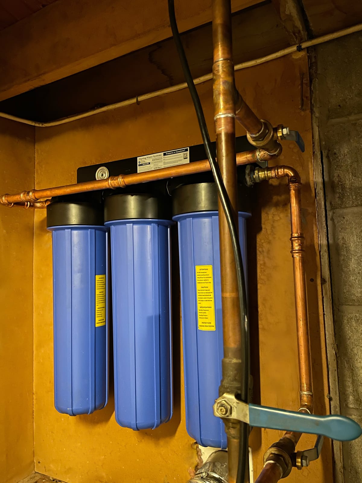 iSpring Whole House Water Filter System | Also Reduces Chlorine, Sediment, Taste and Odor, 1-Inch Inlet/Outlet, Lasts up to 12 Months or 100K Gallons customer photo 2