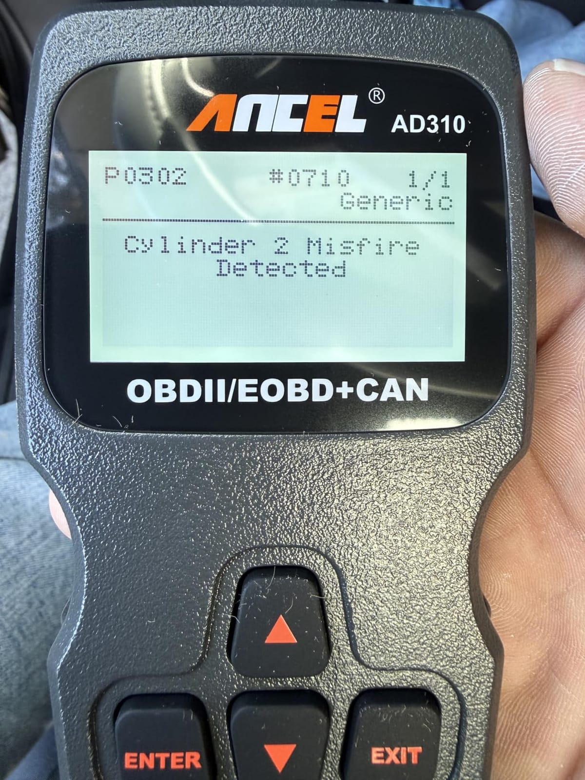 ANCEL AD310 Classic Enhanced Universal OBD II Scanner Car Engine Fault Code Reader CAN Diagnostic Scan Tool, Read and Clear Error Codes for 1996 or Newer OBD2 Protocol Vehicle (Black) customer photo 2