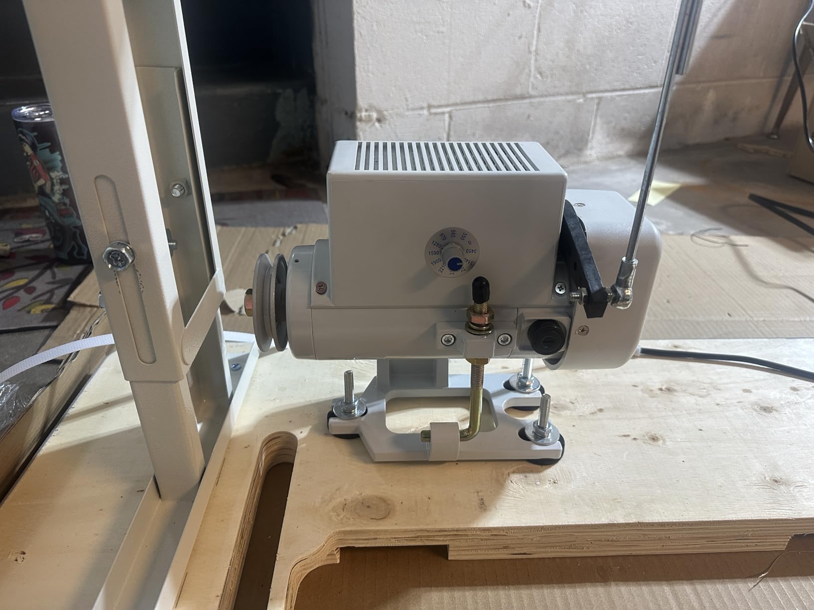 Juki DDL-8700-H Industrial Straight Stitch Sewing Machine, K.D table & Servo Motor DIY customer photo 1