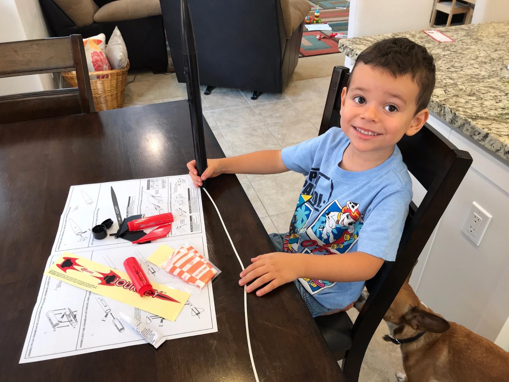 1441 Journey Rocket-Building Kit, Beginner Flying-Rocket Model Kit for Ages 10+, Includes Launch Pad and Controller customer photo 1
