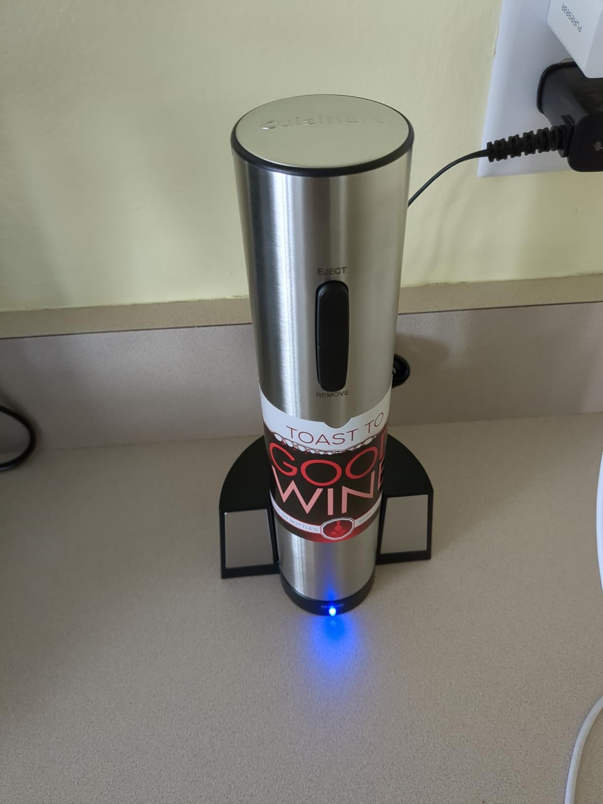 Cuisinart CWO-25 Electric Wine Opener, Stainless Steel customer photo 2