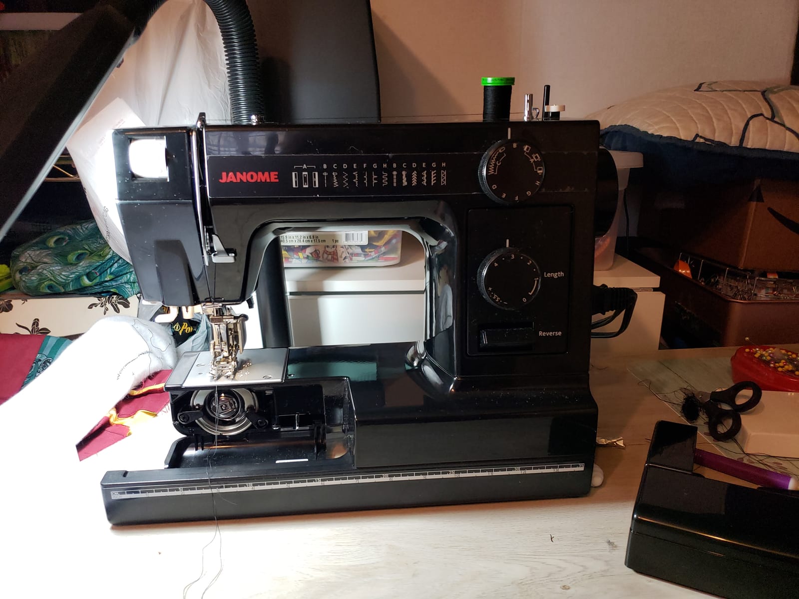 Janome HD1000BE HD1000 Black Edition All Metal Body Sewing Machine customer photo 1