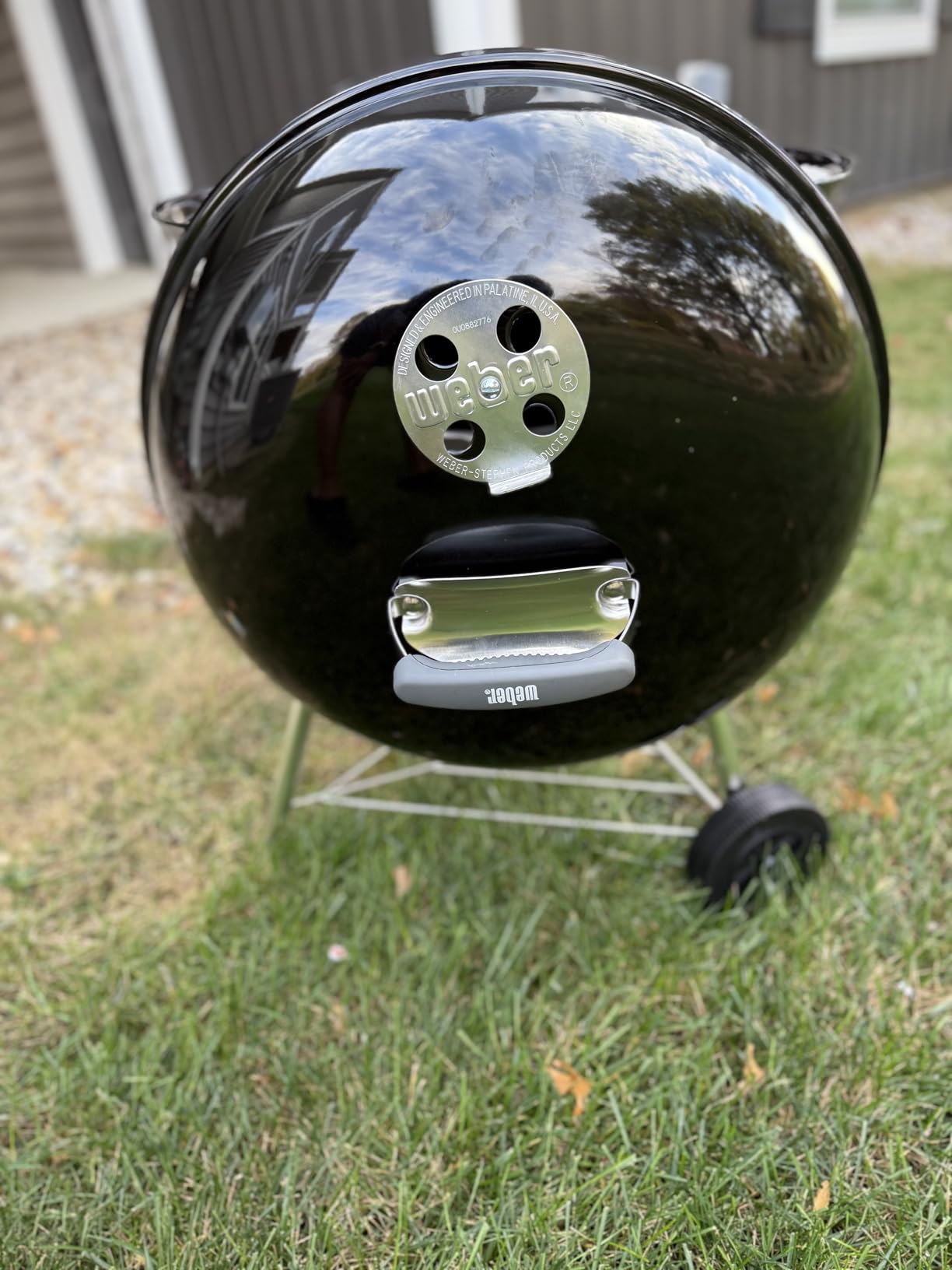 Weber® Jumbo Joe Premium Compact Charcoal Grill, 22‑Inch, Black | Compact Outdoor BBQ Grill with Durable Plated Steel Grates, Porcelain‑Enameled Bowl & Precision Airflow Control customer photo 1