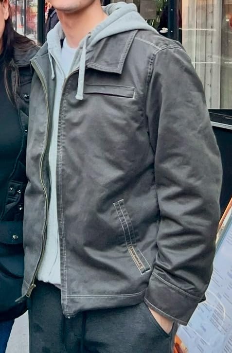 Legendary Whitetails Mens Casual Coat with Hood Waxed Cotton Water Resistant Jacket customer photo 2