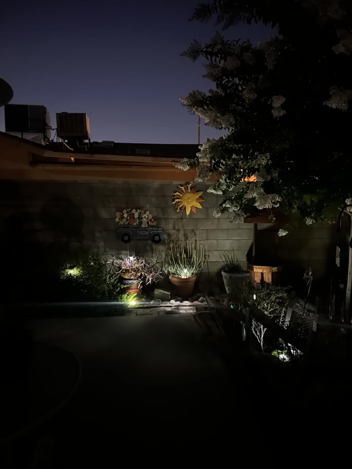 GIGALUMI Solar Lights Outdoor Waterproof, 12 Pack, Stainless Steel LED Solar Garden Lights for Patio, Lawn, Yard and Landscape, Cold White customer photo 1