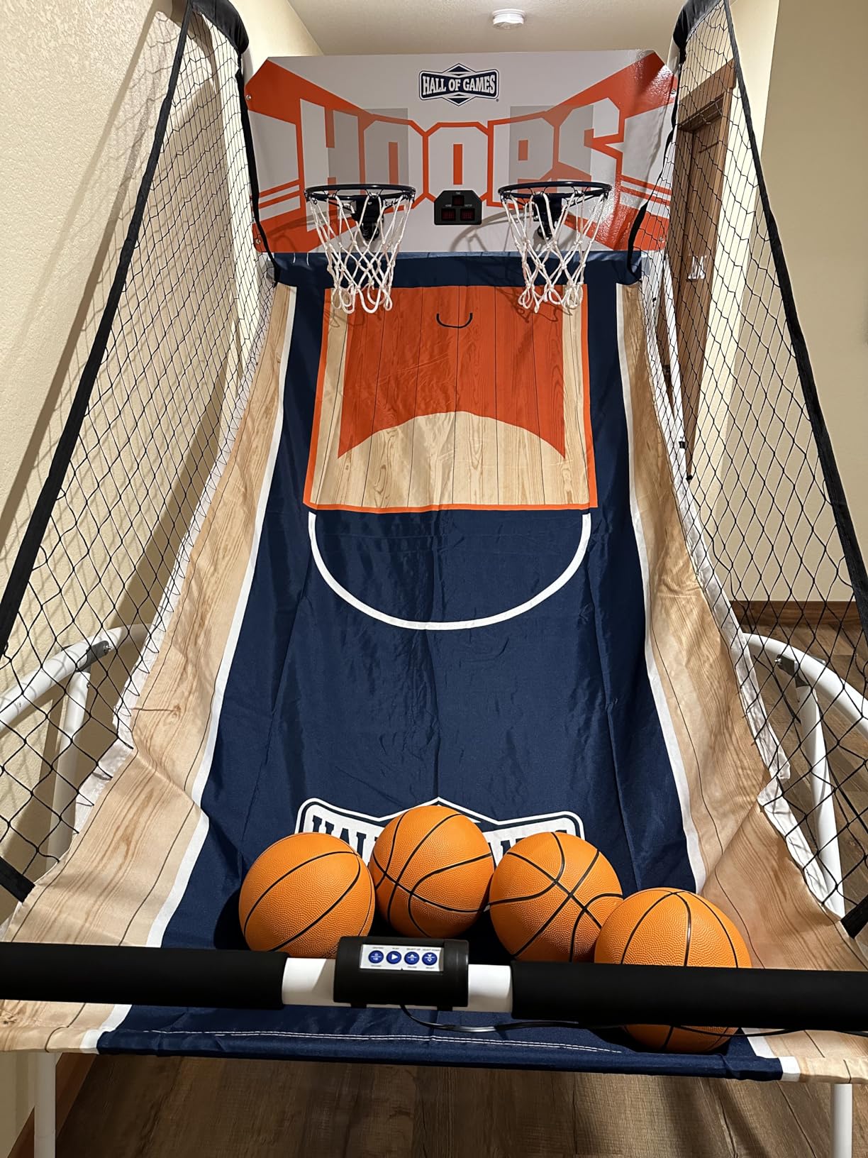 Hall of Games EZ Fold Premium Indoor Arcade Basketball Game with Steel Frame customer photo 1