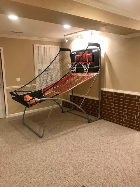 Hall of Games EZ Fold Premium Indoor Arcade Basketball Game with Steel Frame customer photo 2