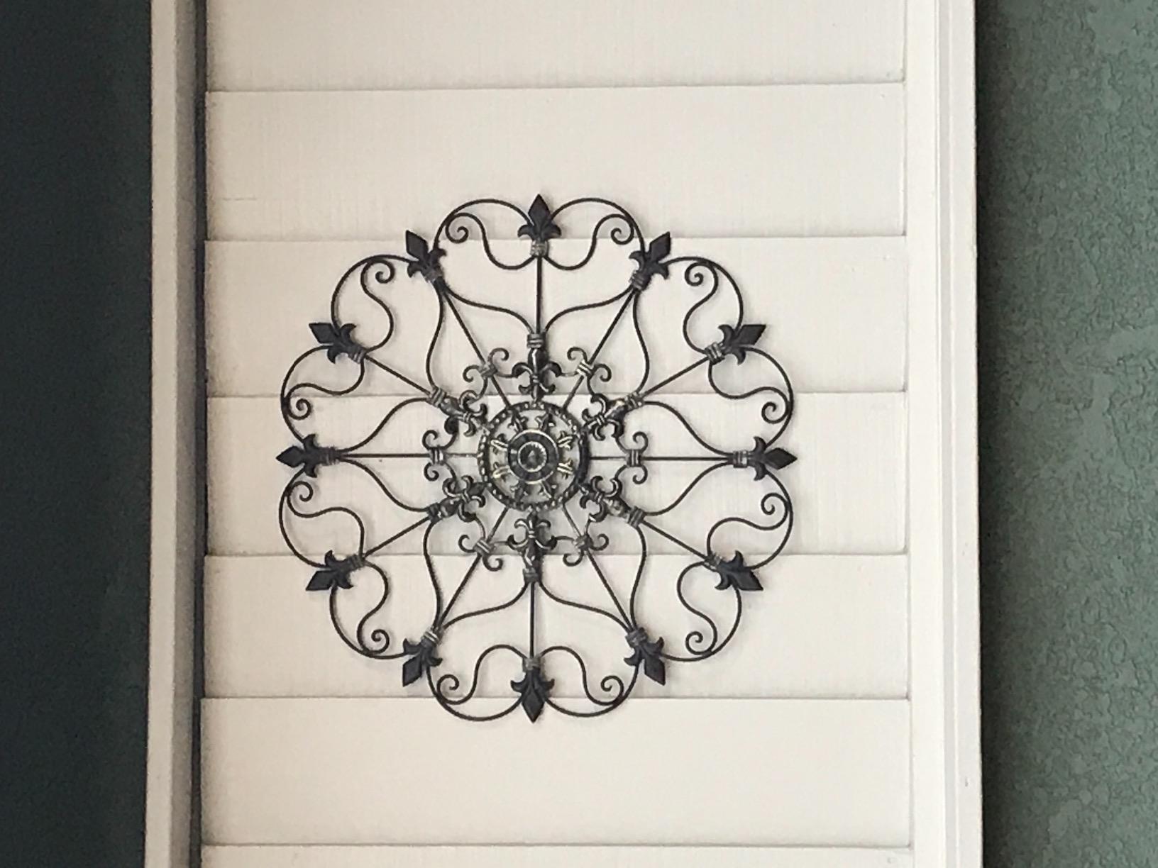 Large Wrought Iron Medallion Wall Art 30