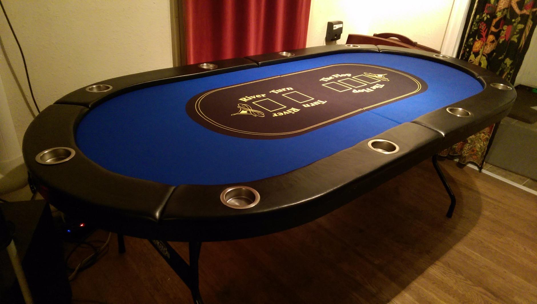 Barrington Poker Multiple Styles Folding Poker Table & Poker Table Top/Dining Table Collection, Durable Padded Rail Tables with Felt Playing Surface, Perfect for Texas Holden Games customer photo 1