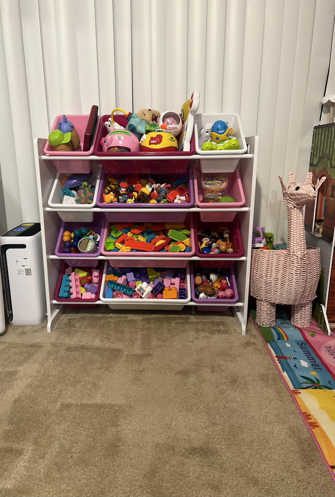 Humble Crew Kids Toy Organizer with 12 Bins, 4 Tier Storage for Playroom customer photo 2