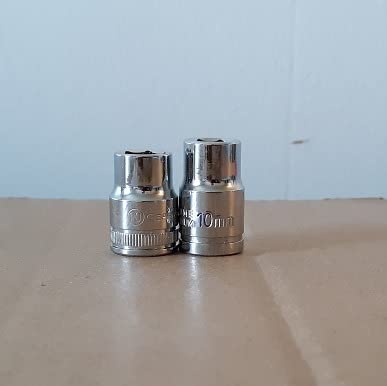 EPAuto 69 Pieces 1/4-Inch & 3/8-Inch Drive Socket Set, Pear Head Ratchet | Chrome (92-824) customer photo 1
