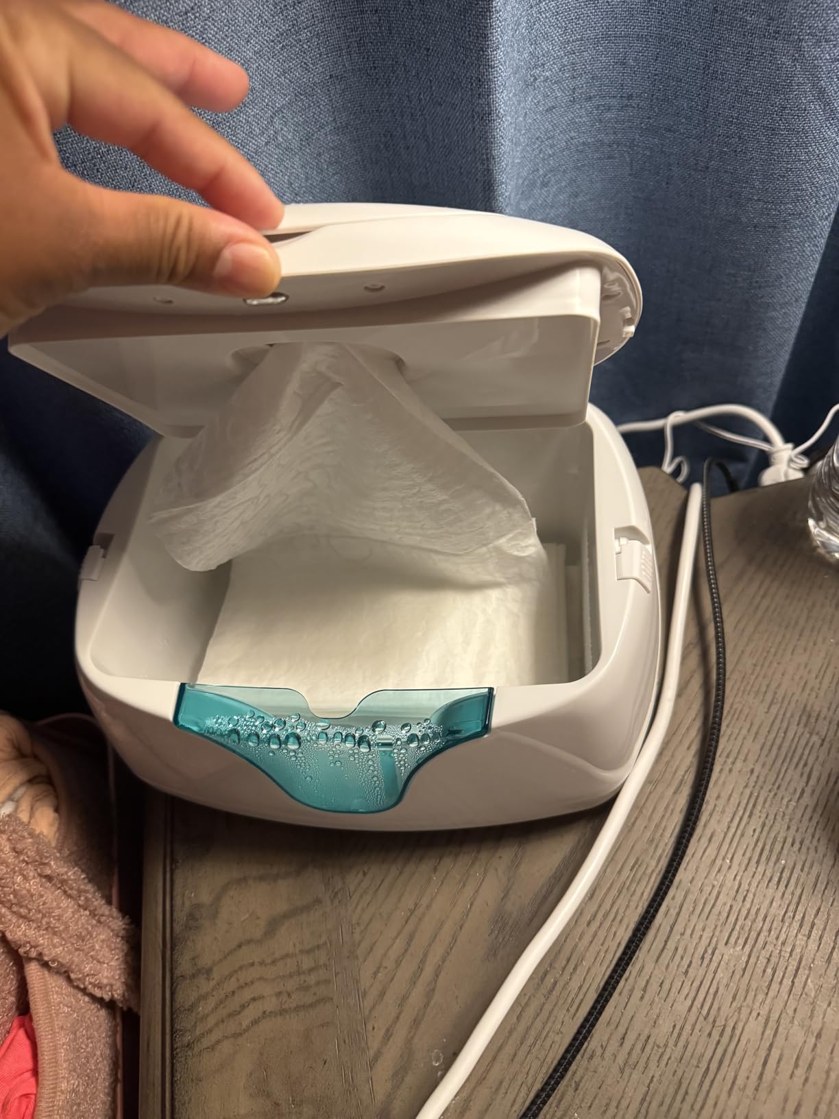 Hiccapop Baby Wipe Warmer and Wipes Dispenser, Diaper Wipe Warmer, White customer photo 2