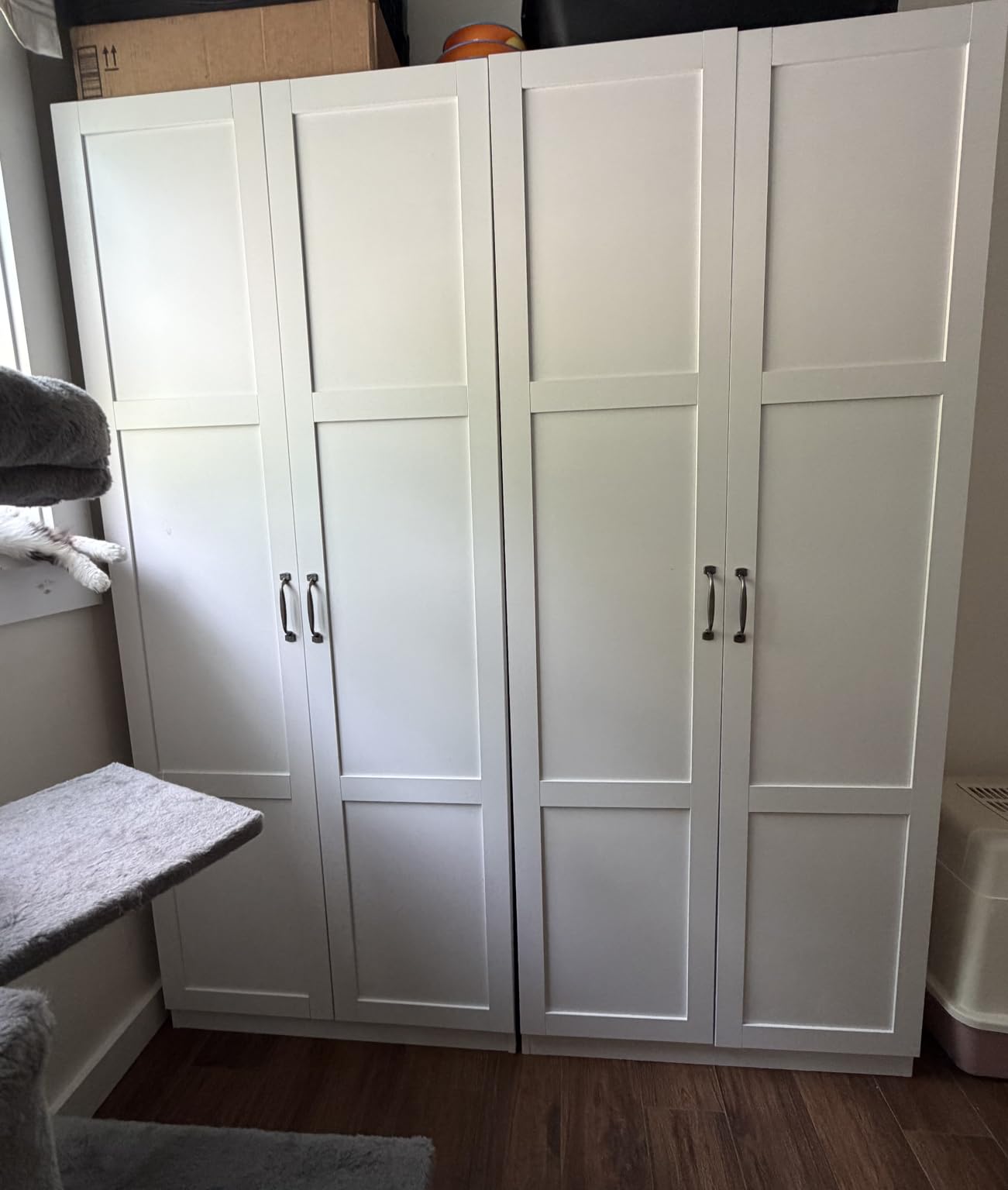 Sauder Select Storage Cabinet/ Pantry cabinets, White finish customer photo 2