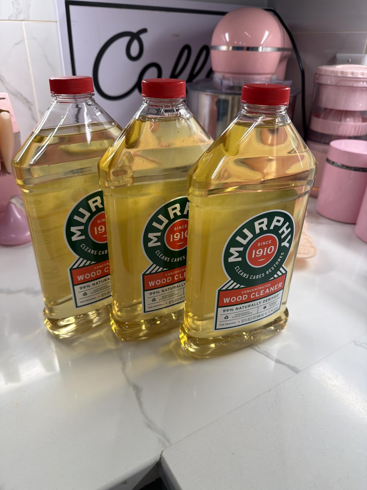 Murphy Oil Soap Wood Cleaner, Citronella Oil Scent, 32 fl oz Bottle 3 Pack customer photo 1