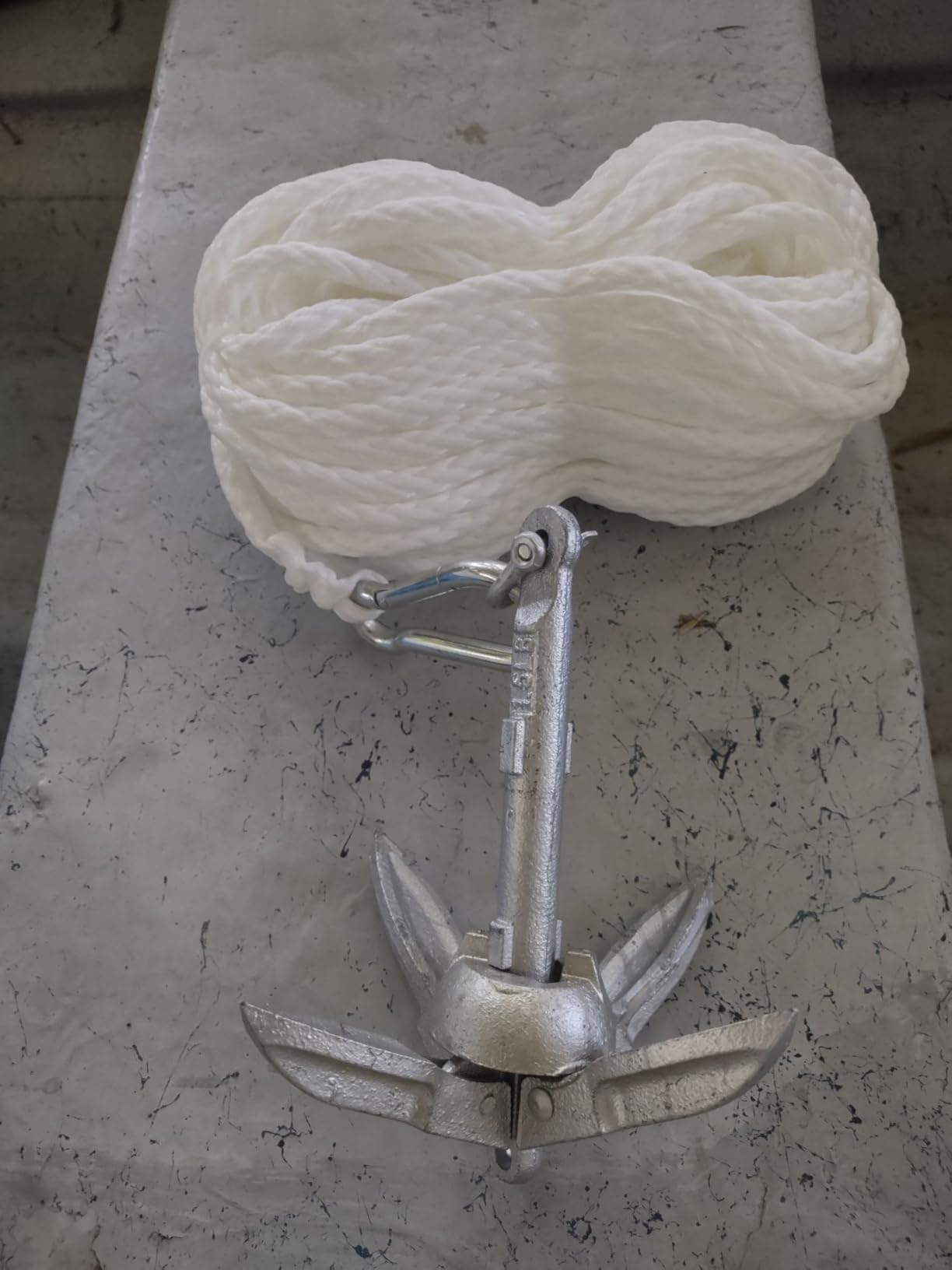 Extreme Max 3006.6659 BoatTector Galvanized Folding/Grapnel Anchor - 5.5 lbs customer photo 1