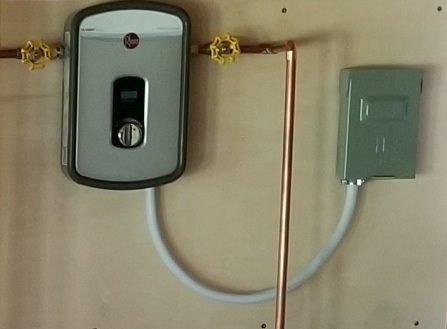 Rheem 240V Heating Chamber RTEX-13 Residential Tankless Water Heater, GRAY customer photo 1