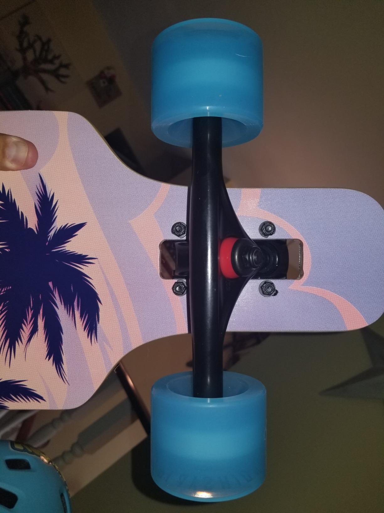 Playshion 39 Inch Drop Through Longboard Skateboard for Beginners customer photo 2