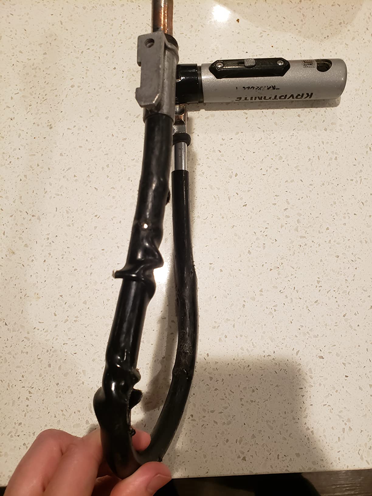 Kryptonite Kryptolok Standard Bike U-Lock with Cable, Heavy Duty Anti-Theft Bicycle U Lock, 12.7mm Shackle and 10mm x 4ft Length Security Cable with Mounting Bracket and Keys customer photo 2