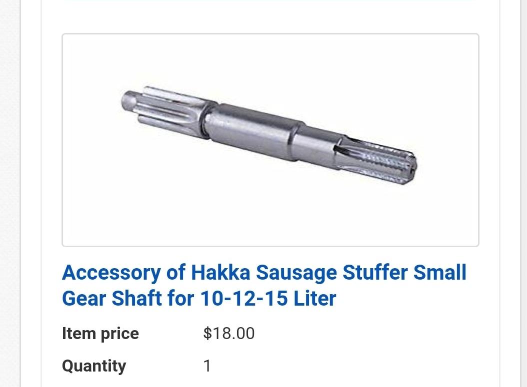 Hakka 2 in 1 Sausage Stuffer, Vertical Sausage Maker and Spanish Churro Maker Machines with 2 Speed, 7LB/3L customer photo 1
